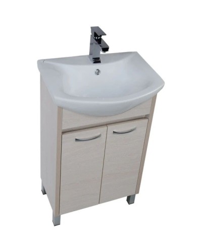 Тумба белый дуб 59,4 см Aquanet Донна 00169041