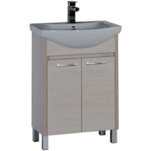 Тумба белый дуб 59,4 см Aquanet Донна 00169041