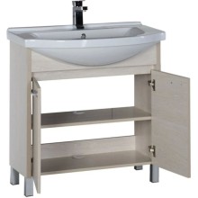 Тумба белый дуб 76 см Aquanet Донна 00169042