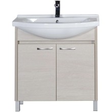 Тумба белый дуб 76 см Aquanet Донна 00169042