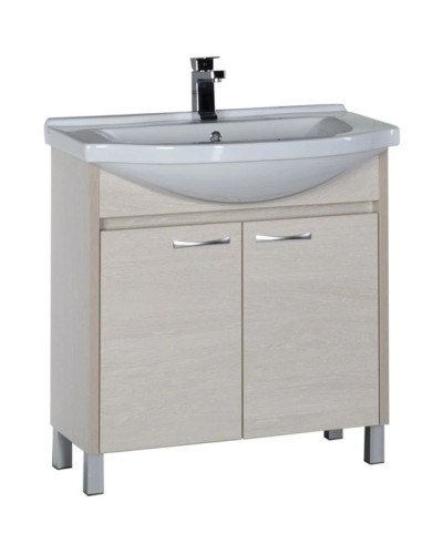 Тумба белый дуб 76 см Aquanet Донна 00169042