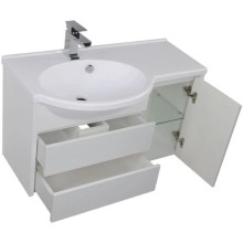 Тумба белый 89,1 см Aquanet Лайн 00164936