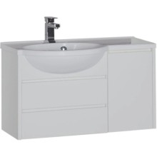 Тумба белый 89,1 см Aquanet Лайн 00164936