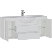 Тумба белый 119 см Aquanet Лайн 00164938