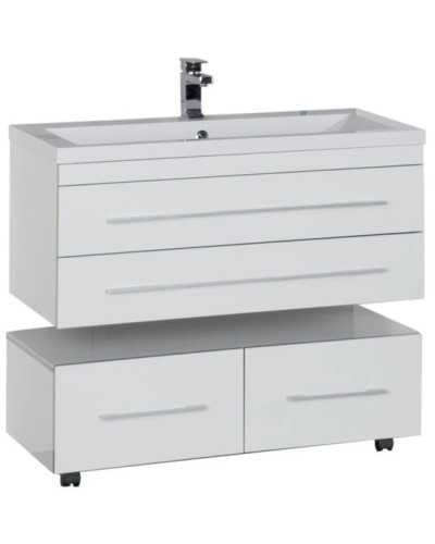 Тумба белый 99,2 см Aquanet Верона 00175382