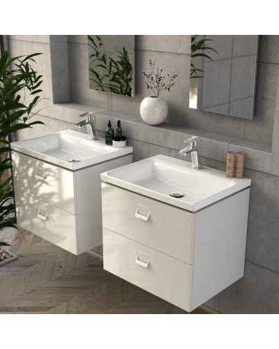 Тумба под раковину Ravak SD Comfort 60 X000001377 подвесная Белая глянцевая