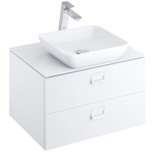 Тумба под раковину Ravak SD Comfort 80 X000001378 подвесная Белая глянцевая