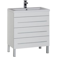 Тумба белый 74 см Aquanet Верона 00178254