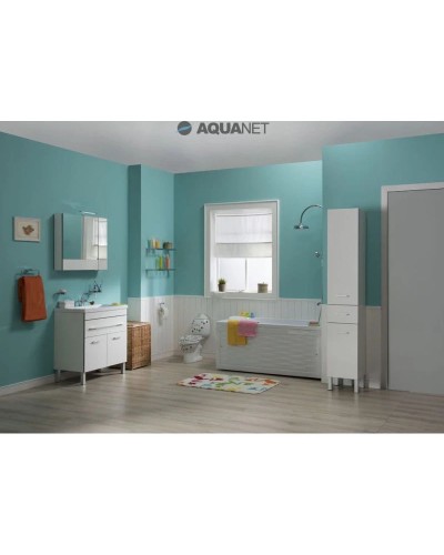Тумба белый 74 см Aquanet Верона 00182706