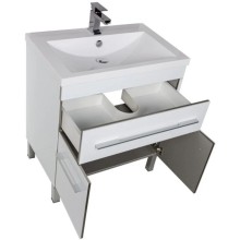 Тумба белый 74 см Aquanet Верона 00182706