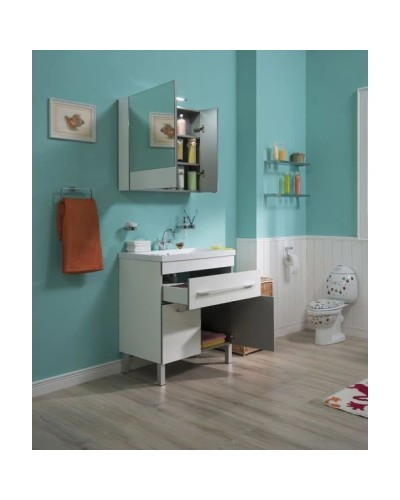 Тумба белый 74 см Aquanet Верона 00182706