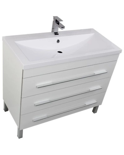 Тумба белый 99,2 см Aquanet Верона 00178471