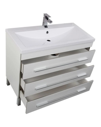 Тумба белый 99,2 см Aquanet Верона 00178471