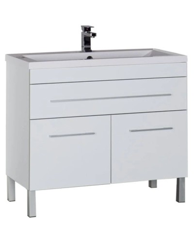 Тумба белый 99,2 см Aquanet Верона 00182710