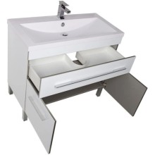 Тумба белый 99,2 см Aquanet Верона 00182710