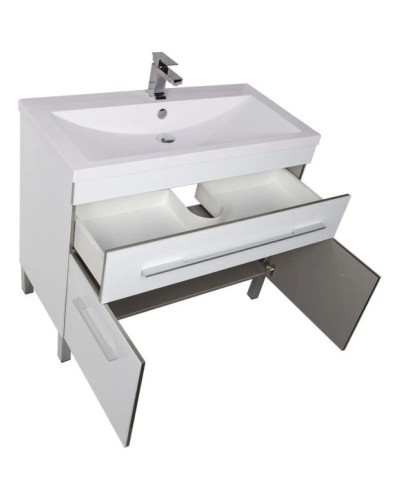 Тумба белый 99,2 см Aquanet Верона 00182710