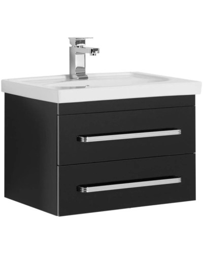 Тумба черный 57,5 см Aquanet Сиена 00189235