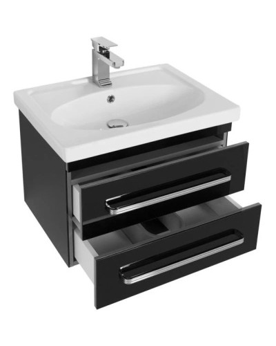 Тумба черный 57,5 см Aquanet Сиена 00189235