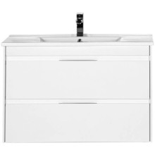 Тумба белый 97,5 см Aquanet Тулон 00183396