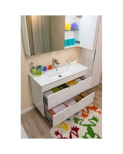 Тумба белый 97,5 см Aquanet Тулон 00183396