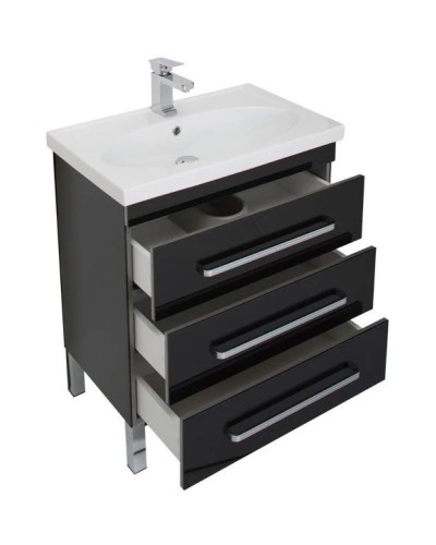 Тумба черный 67,2 см Aquanet Сиена 00189224