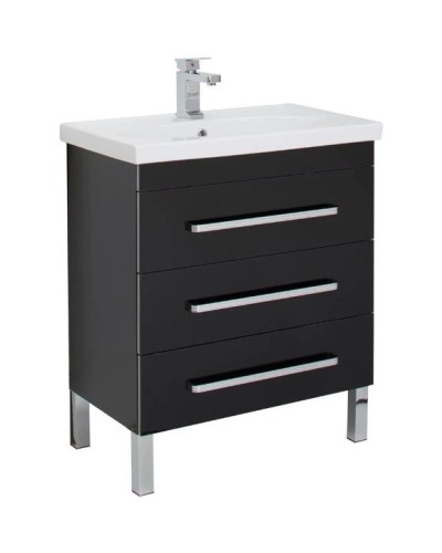 Тумба черный 67,2 см Aquanet Сиена 00189224