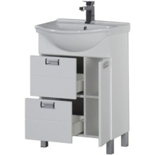 Тумба белый 56,5 см Aquanet Сити 00172683