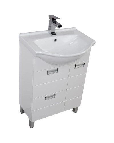 Тумба белый 56,5 см Aquanet Сити 00172683