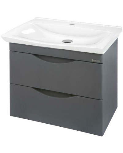 Тумба под раковину Bellezza Санриса 60 4630109180363 подвесная Серебро