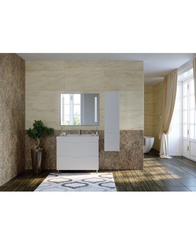 Тумба под раковину Bellezza Санриса 60 4630109660360 Серебро