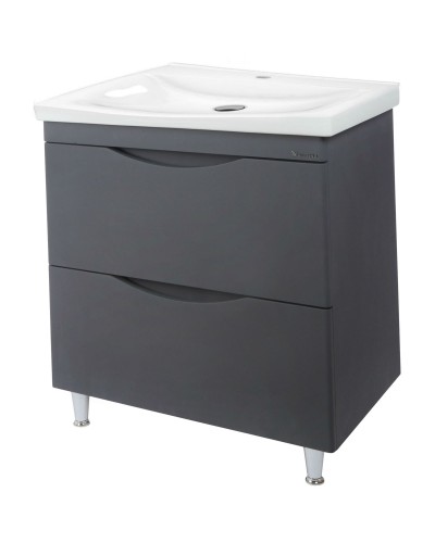 Тумба под раковину Bellezza Санриса 60 4630109660360 Серебро