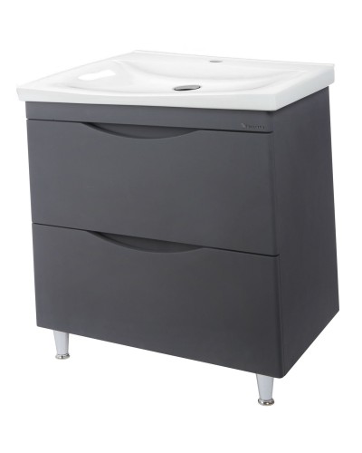 Тумба под раковину Bellezza Санриса 80 4630113660363 Серебро