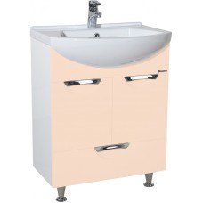 Тумба под раковину Bellezza Альфа 55 4638808070077 Белая Бежевая