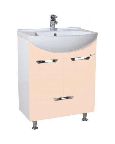 Тумба под раковину Bellezza Альфа 55 4638808070077 Белая Бежевая
