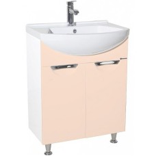 Тумба под раковину Bellezza Альфа 65 4638810000079 Бежевая Белая