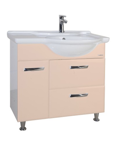 Тумба под раковину Bellezza Балтика 90 4638915111076 R Бежевая Белая