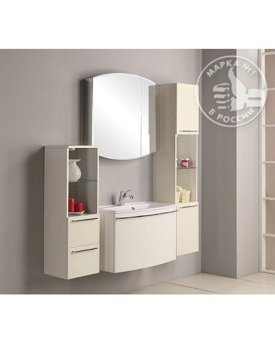 Тумба белый жемчуг 80 см Акватон Севилья 1A126301SEG30