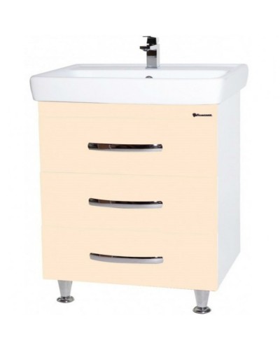 Тумба под раковину Bellezza Рокко 60 4635309660073 Бежевая Белая