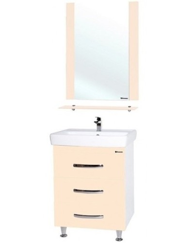 Тумба под раковину Bellezza Рокко 60 4635309660073 Бежевая Белая