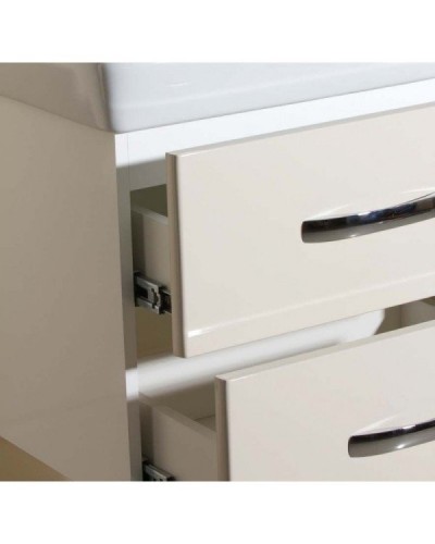 Тумба под раковину Bellezza Рокко 60 4635309670072 подвесная Бежевая Белая