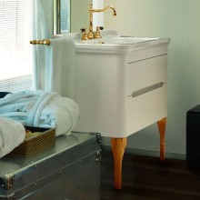 Тумба белый матовый 74 см Kerasan Waldorf 919330bimat