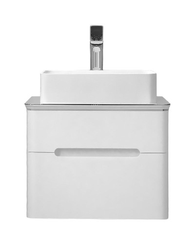 Тумба под раковину Jorno Bosko 60 Bos.01.60/P/W подвесная Белая