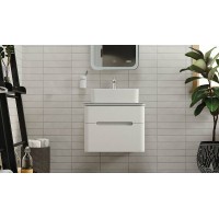 Тумба под раковину Jorno Bosko 60 Bos.01.60/P/W подвесная Белая