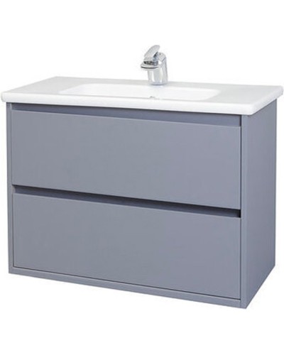 Тумба под раковину Bellezza Лоренцо 80 4639113270367 подвесная Серебро