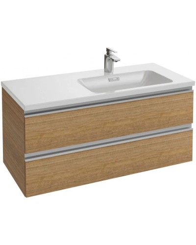 Тумба ореховое дерево 100 см 2 ящика Jacob Delafon Vox EB2026-RA-E16