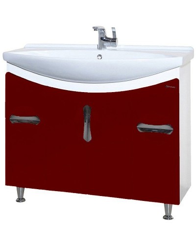 Тумба под раковину Bellezza Лагуна 105 4632118110034 Красная