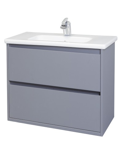 Тумба под раковину Bellezza Лоренцо 60 4639109270364 подвесная Серебро