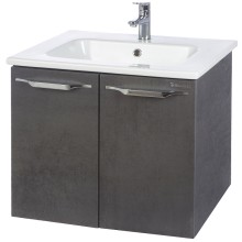 Тумба под раковину Bellezza Луиджи 60 4639209180426 подвесная Серая
