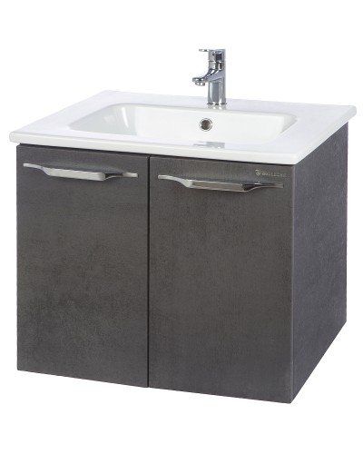 Тумба под раковину Bellezza Луиджи 60 4639209180426 подвесная Серая