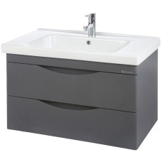 Тумба под раковину Bellezza Санриса 100 4630117270360 подвесная Серебро